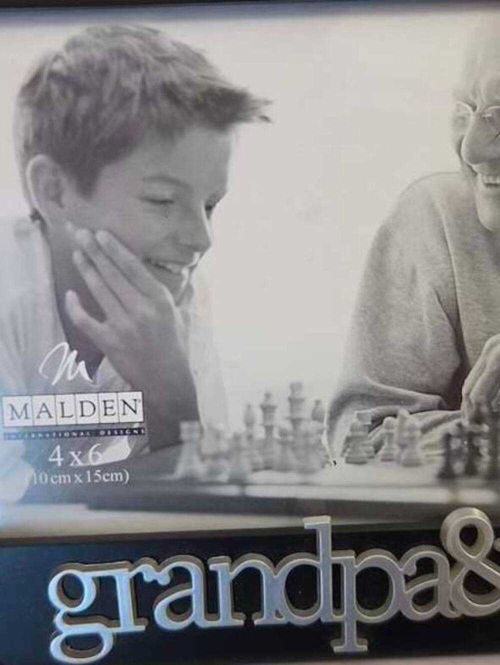 New Malden 'grandpa & me' 4x6 Photo Frame